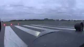 Вечерняя посадка на полосу 25R в Лодзи (Польша) / Lodz (EPLL) Landing 20.09.19
