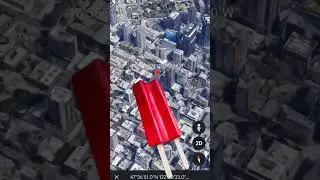 Giant Ice Cream on google earth and map 