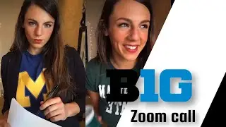Annie Agar - BigTen Zoom Meeting TikTok Viral Video