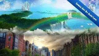 Hell, Earth, Paradise Collage (Speed Art) (Alex Levi 2013)
