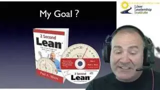 Paul Akers does a webinar for the Liker Leadership Institute