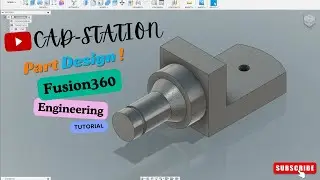 Learn Autodesk fusion360 || mechanical part design