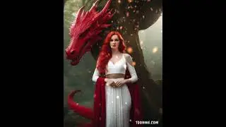 фотосет с Драконом - часть 1, с красными волосами