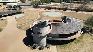 David & Gladys Wright House Frank Lloyd Wright Architect Mavic3 4k Phoenix Arizona