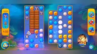 фишдом 2022 # 10598 уровень - прохождение без бустеров # Fishdom,  10598  level - no Boosters.