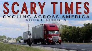 Cycling Over The Mississippi River on I-20.  Bike Touring Across the United States - S4 E10