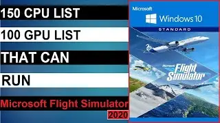 Can Your PC Run Microsoft Flight Simulator 2020 - Minimum System Requirement Explain