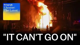 Strike sets thermal power plant ‘ablaze’ inside Russia | Ukraine: The Latest