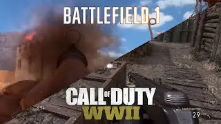 Battlefield 1 vs. Call of Duty WWII destruction