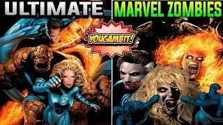 MARVEL ZOMBIES VS ULTIMATE 4 FANTÁSTICOS 💀 EL CRUCE - Historia Completa || YouGambit
