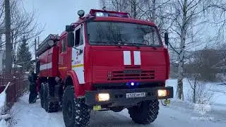 В Соломбале ликвидирован крупный пожар в жилом доме