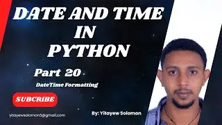 42. 📅 Master Date & Time Formatting in Python ⏰ | strftime & strptime Made Easy! 🐍 Part 1