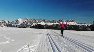 Flumserberg - January - biegówki