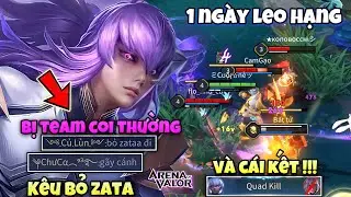 1 Ngày Leo Rank Bằng Trang Bị Hack Hồi Unti Bị Đồng Đội Coi Thường Kêu " Bỏ Zata Đi " Và Cái Kết