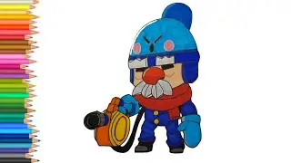 Как нарисовать Гейл из Бравл Старс | How to draw Gail from Brawl Stars drawings for sketching