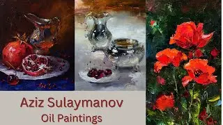 Aziz Sulaymanov, Kyrgyzstan. Oil paintings.