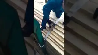 ПОГРУЗКА ПИЛОМАТЕРИАЛА. Затяжка ТЕКСТИЛЬНЫХ СРЕДСТВ КРЕПЛЕНИЙ МВ КТБ ручным НАТЯЖИТЕЛЕМ.