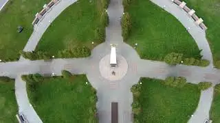 Вечный огонь. Киров, Калужская область. Квадрокоптер