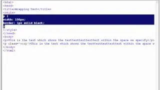 CSS Tutorial: How to Wrap the Text in Html