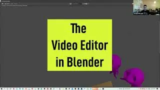 the video editor in blender