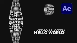 3  creative Kinetic Typography Techniques in after effects| after effects Tutorial