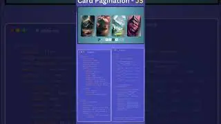 Card Pagination with js | Card pagination using html css js 