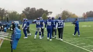 Giants' Leonard Williams practices following Jets trade