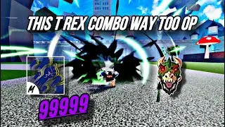 Probably The Best T Rex Combo in Blox Fruits (way too op)
