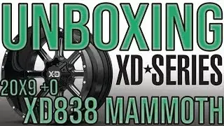 KMC XD Series XD838 20x9 +0 Wheel Rim Unboxing