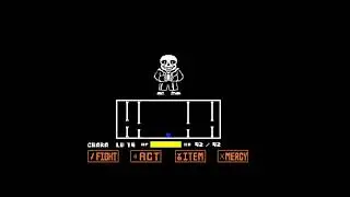 Attempting to beat mr undertale