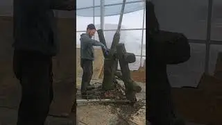 скульптура  забор  для  пугало  страшило  .парк  Еленовка.