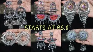 Cheapest Earrings Online|affordable jewellery from Instagram store|oxidised,Afghani earrings|Arpita