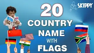 Flags Of The World I Country Name With Flag I 20 Country Names I Flag Name