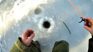 Закрытие сезона рыбалки со льда!!! Клев плотвы на мотыля!!!