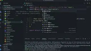 How to use view and text components in react native