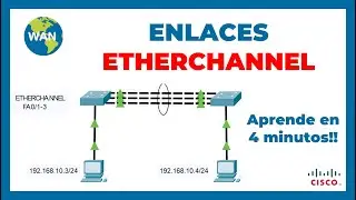 APRENDER a HACER Enlaces ETHERCHANNEL en Cisco Packet Tracer 2023 en 4 MINUTOS 🖥️