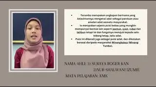 KONSEP PUISI TEROMBA