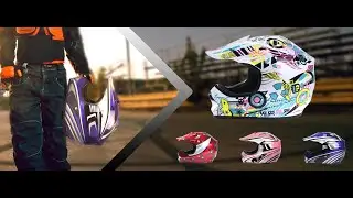 JAGASOL DOT Youth Kids Dirt Bike Helmet