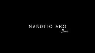 nandito ako - rob deniel version (cover)