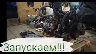 Запуск контрактного двигателя 4D56/4Д56
