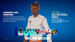 How to get the FREE Juice Wrld Skin in Fortnite