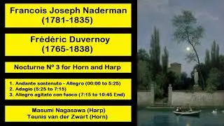 F.J. Naderman and F. Duvernoy - Nocturne Nº 3 for Horn and Harp