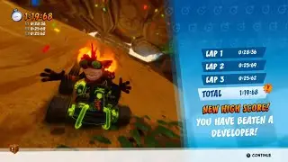 Crash Cove - Developer Time Beaten!! - CTR Nitro-Fueled