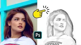 How to Transform PHOTOS into Pencil DRAWINGS in Photoshop - Image to Pencil Sketch in Photoshop