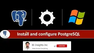 How to install PostgreSQL  on windows | create database | restore database