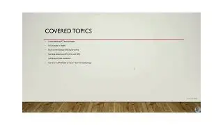 Intended audience and course content
