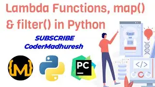 Lambda Functions, map() & filter() in Python (in Hindi) | Python Lecture 37 | lambda keyword...