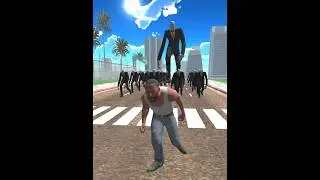 SLENDER MAN ARMY ATTACK FRANKLIN IN INDIAN BIKE DRIVING 3D 😱 Indian Bike Driving 3d | #shorts #maxer