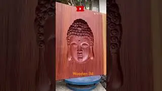 #youtubeshorts #viral 3d cnc dip carving👌लकड़ी की मूर्ति ३डडी♥️લાકડાં ની ૩ ડી મુરતી 👌#cncrouter