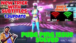Pubg Mobile New Update High Ping Promblem Solved | Pubg Lag Problem Fix | Get Only 20ms 🤩 | Tamil